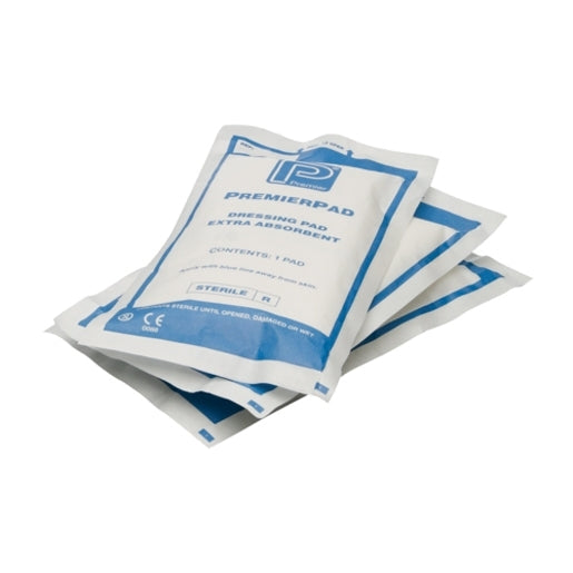 Sterile PremierPads Wound Dressing Pads (20 x 40 cm) Pack of 15