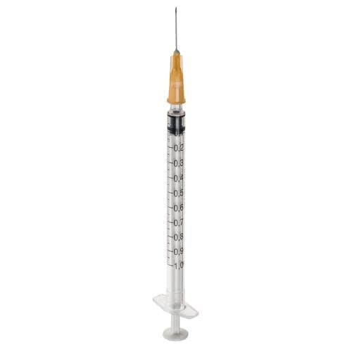 BD 1ml Syringe Complete with 25g x 16mm Needle x 120