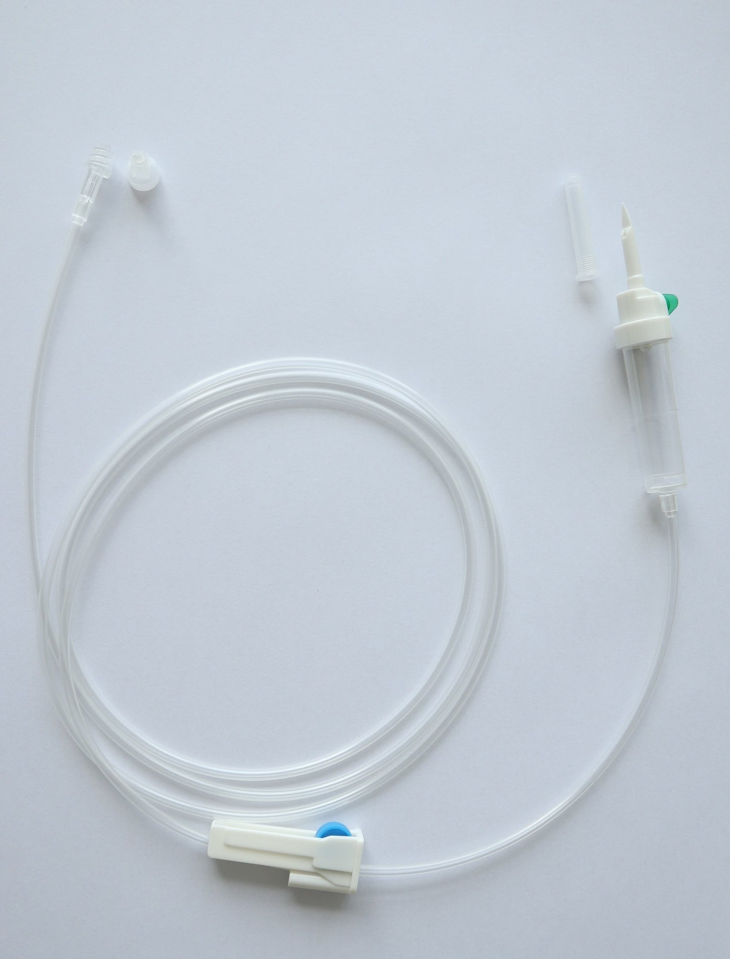 Gravity Set, 150cm Street Tube, PVC, Hydrophobic Air Filter, 15µm DCF, Spike M Fix Luer - Box of 100