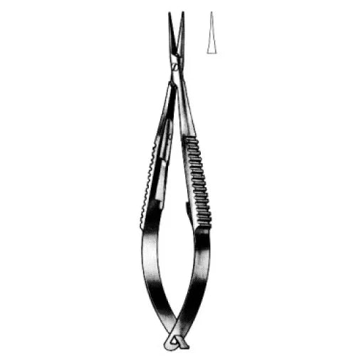 Castroviejo Needle Holder with catch Straight 18cm