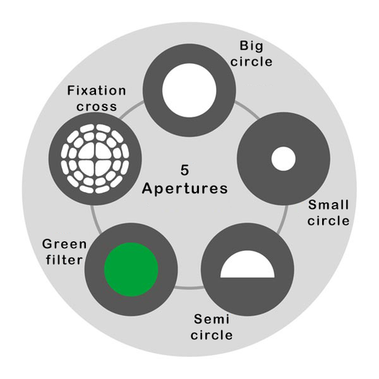 LuxaScope Ophthalmoscope LED 2.5 V - Black