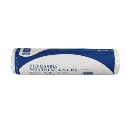 Roll of Premier Disposable Plastic - 200 Aprons White