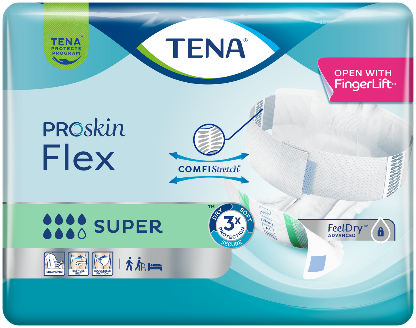 TENA ProSkin Flex Super - Medium - Pack of 30
