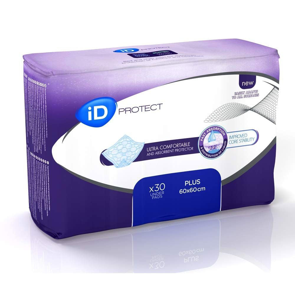 iD Protect Plus Bed Pad 60x60cm  - Pack of 30