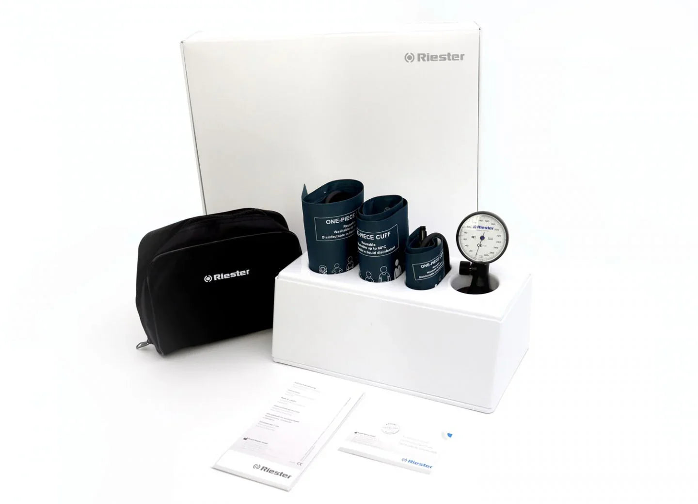 R1 Shock Proof® Aneroid Sphygmomanometer - With Adult, Large and Child Cuffs