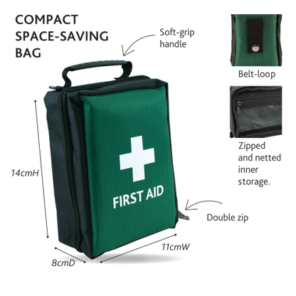 Travel First Aid Kit in Helsinski Bag