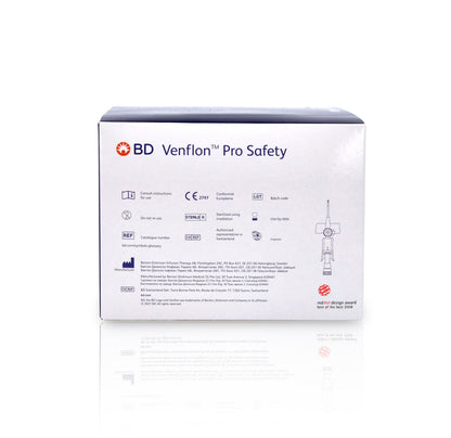 BD Venflon Pro Safety™  14g x 45mm, Orange - Box of 50