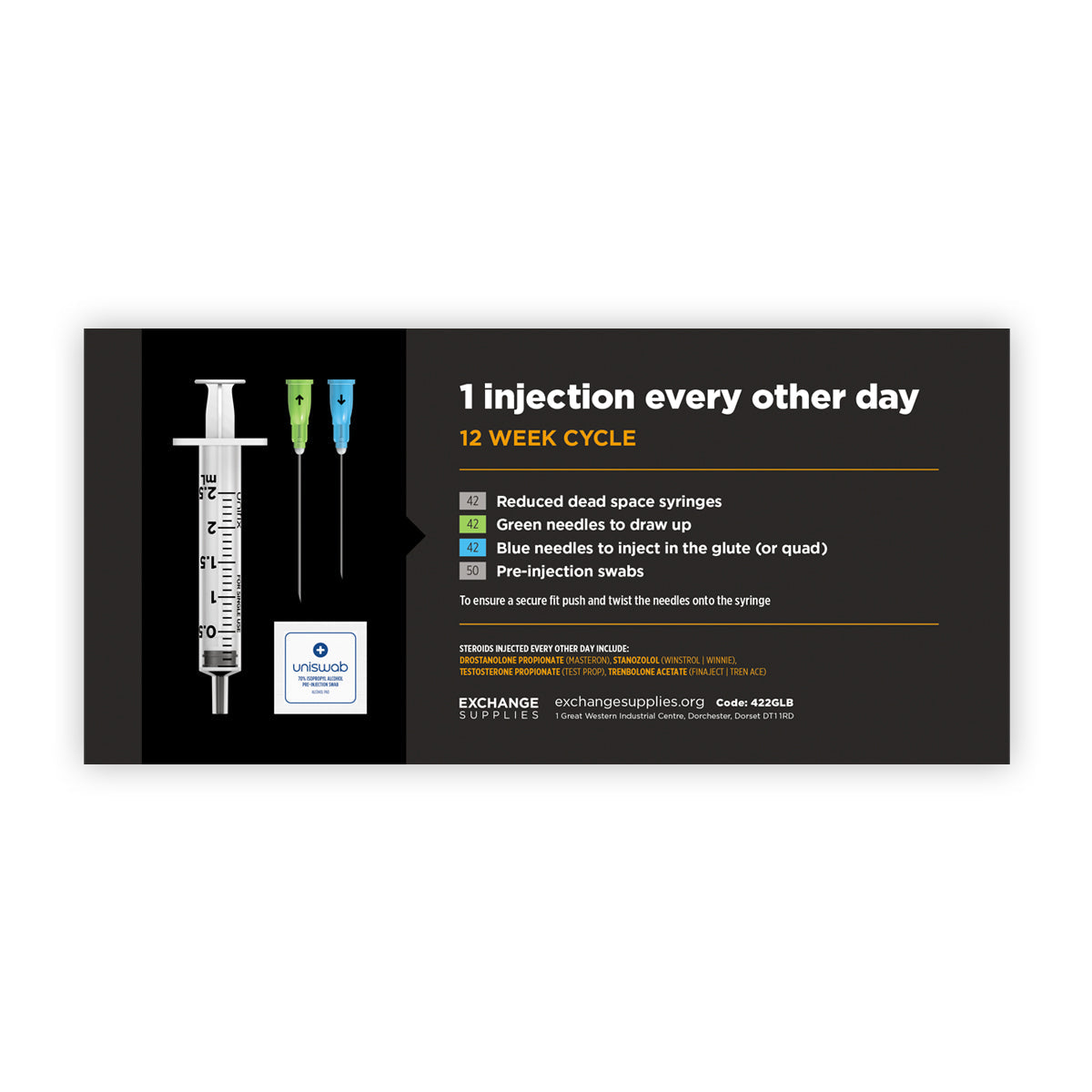 Steroid 12 Week Cycle Kit- 42 syringes