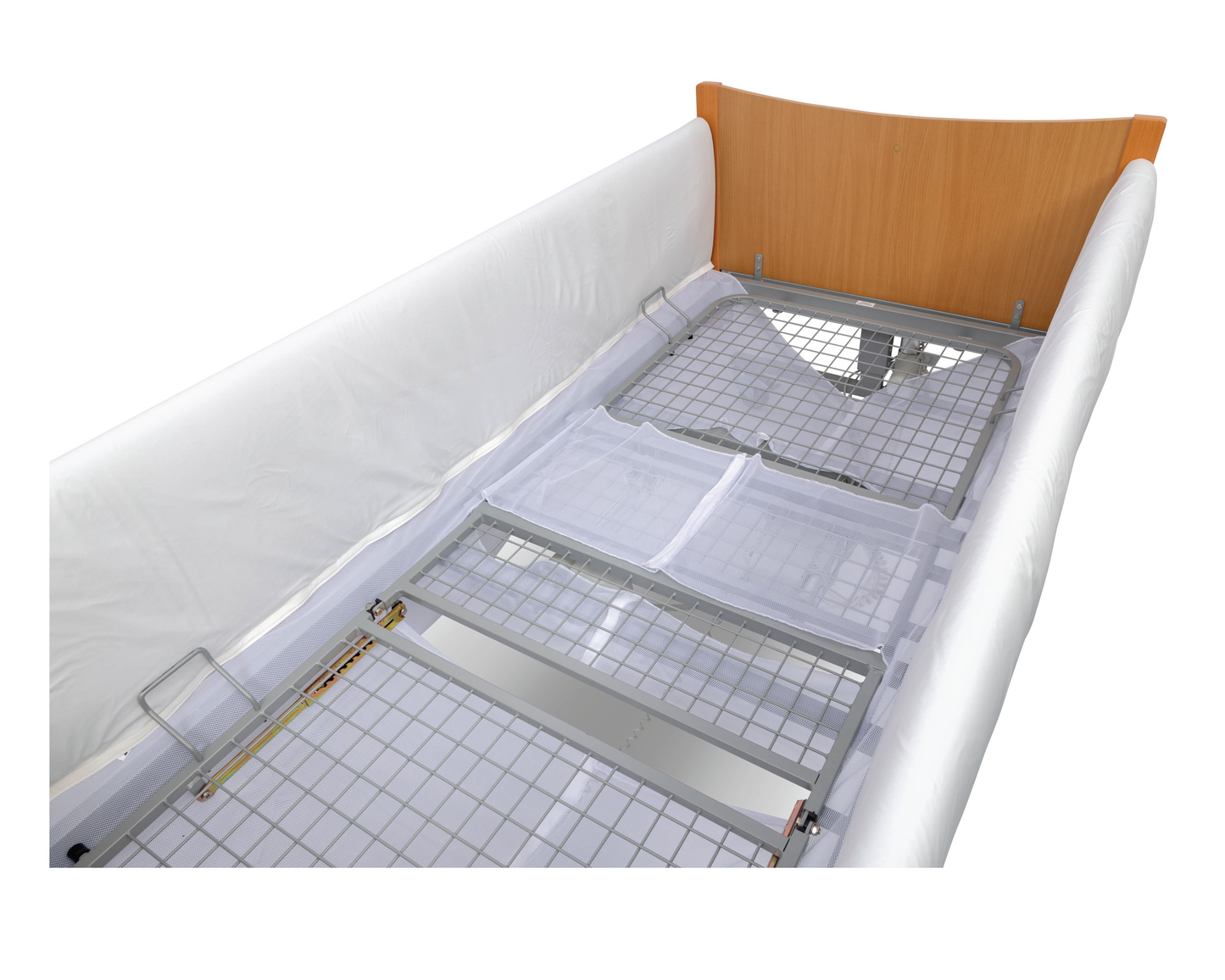 MRSA Resistant Connected Bed Rail Protectors