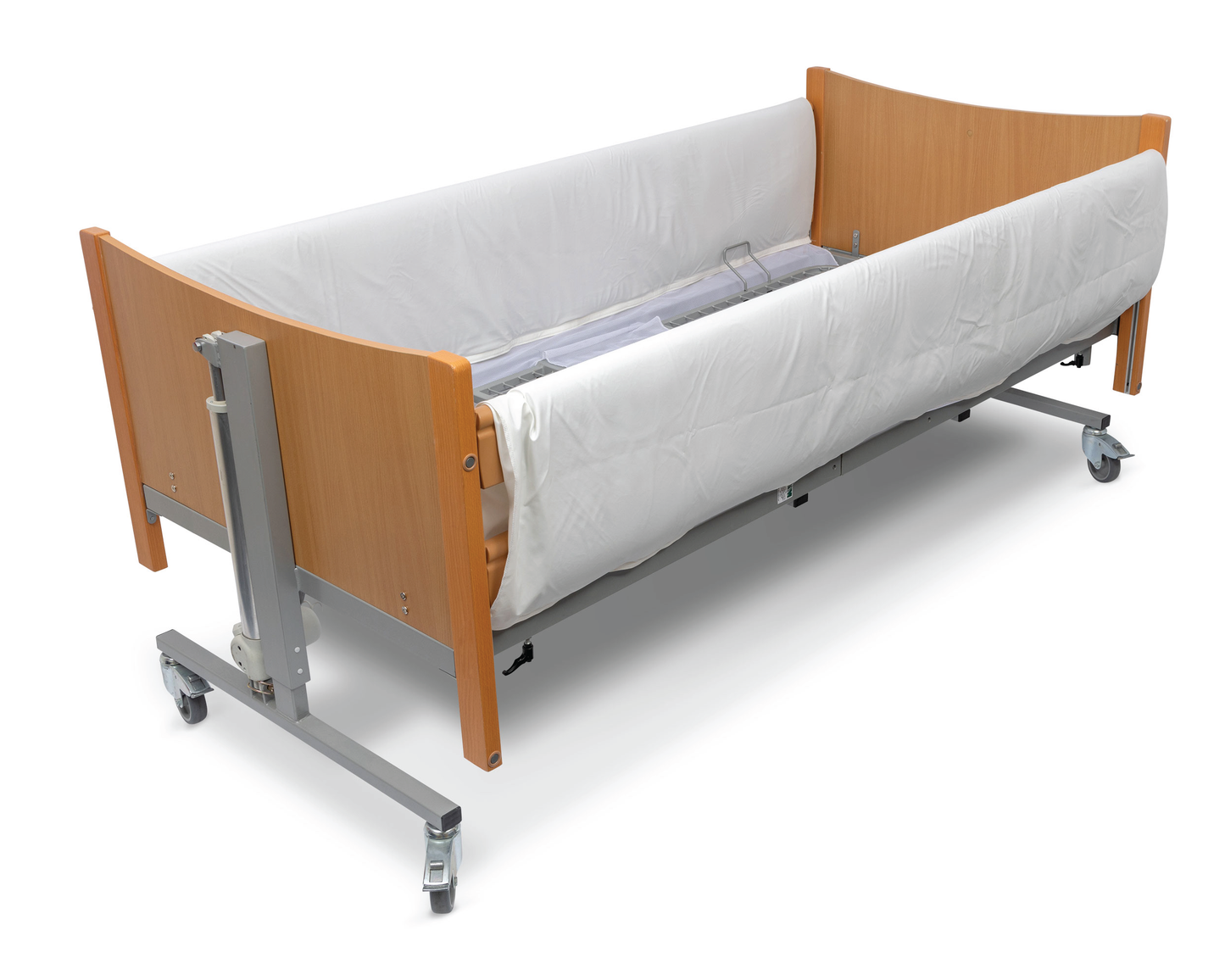 MRSA Resistant Connected Bed Rail Protectors
