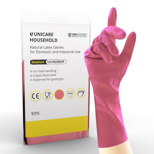 Unicare Household Pink (12 Pairs)