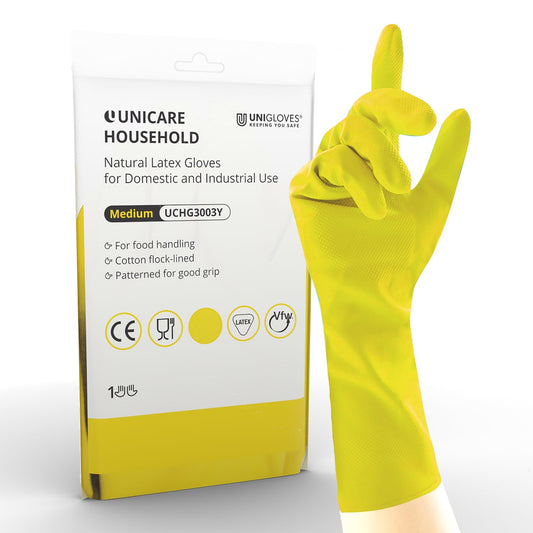 Unicare Household Yellow (12 Pairs)