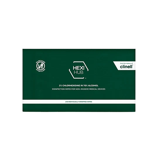 Clinell Alcohol 2% Chlorhexidine Sachet Wipes