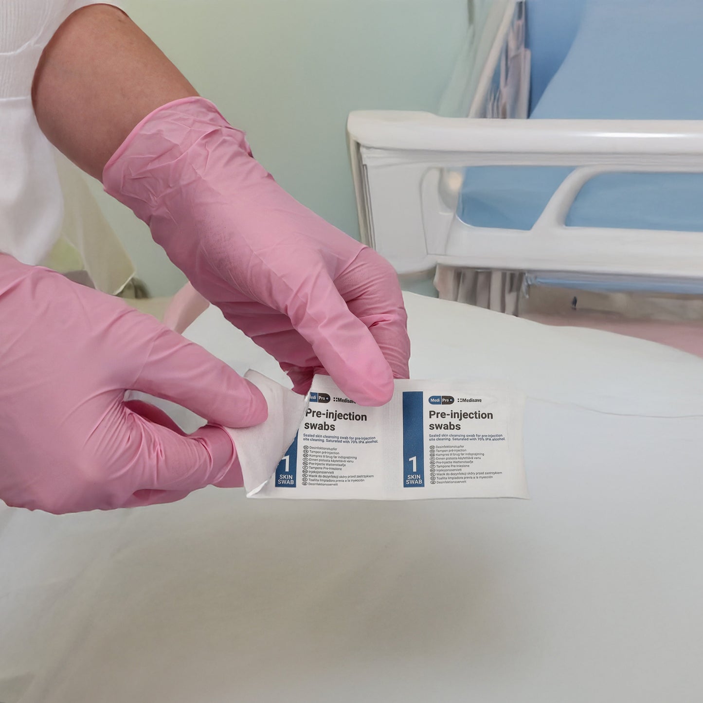 MediPro 70% Alcohol IPA Pre-Injection Swabs x 100