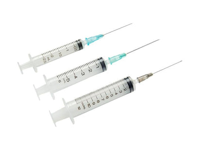 Terumo 3ml Syringe & Needle - 25g x 5/8" - Box of 100