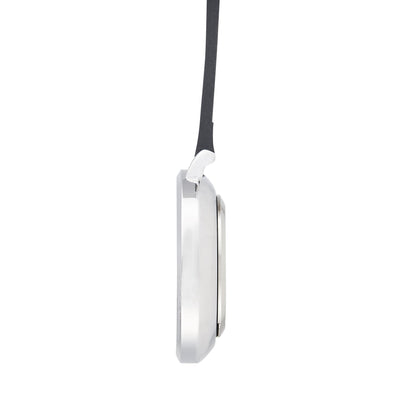 Annie Apple Nurses Fob Watch - Aurora - White/Silver/Navy - Leather - 35mm