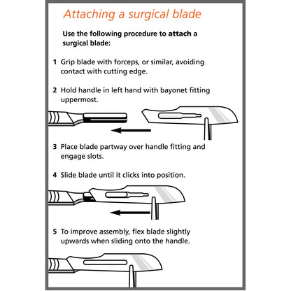 Surgical Scalpel Blade 21 - Carbon Steel - Sterile (Pack of 100)