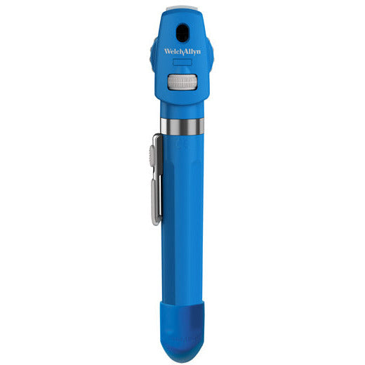 Welch Allyn Pocket PLUS LED Ophthalmoscope - Blueberry - Over Engraved