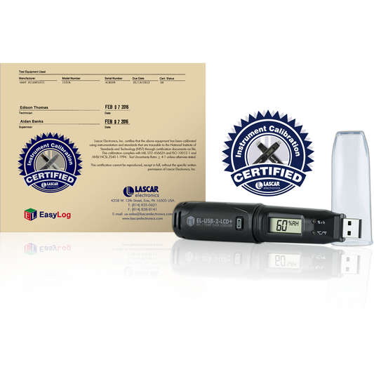 EL-WIFI-T with Temperature Calibration Certificate
