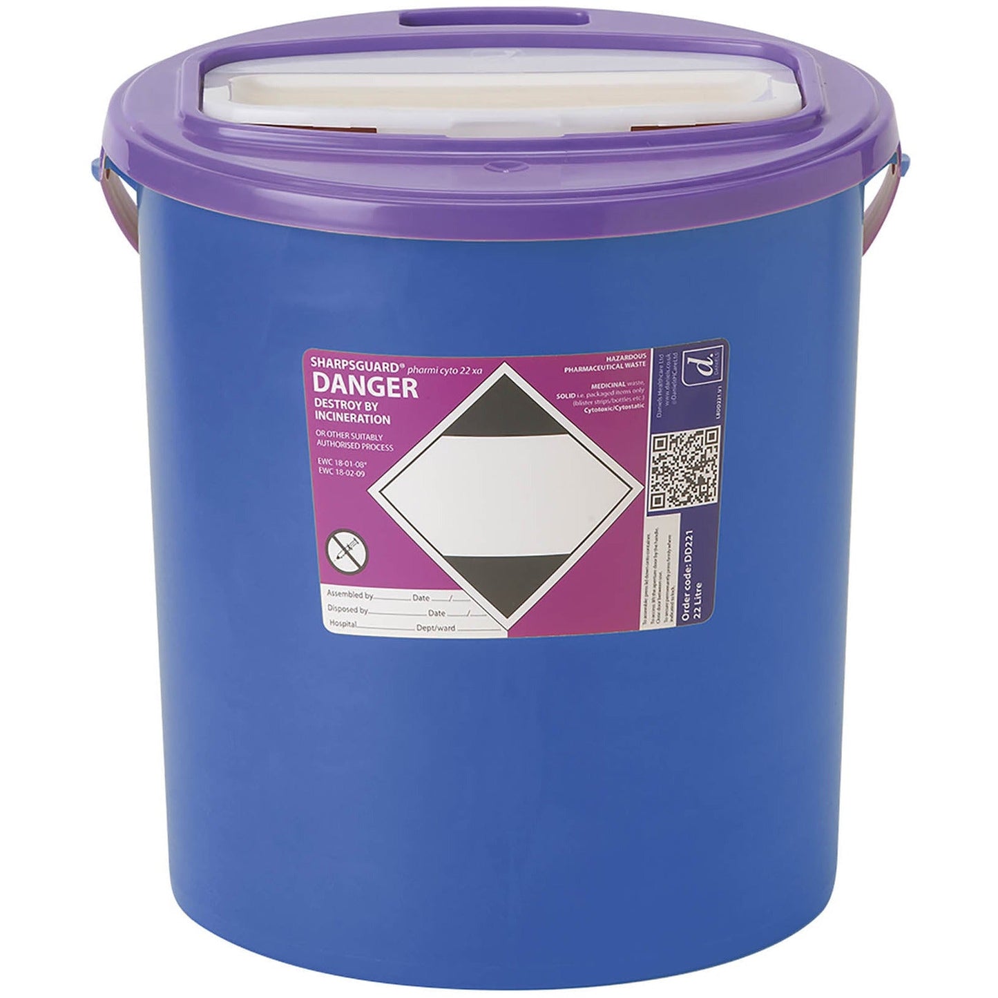 SHARPSGUARD® pharmi 22 xa Cyto Sharps Bin