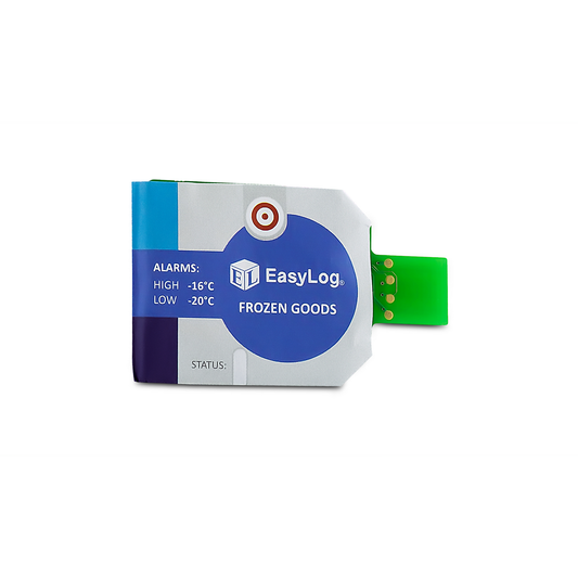 Cold Chain Data Loggers. Frozen Goods Alarms: High -16°C, Low -20°C - Pack of 10