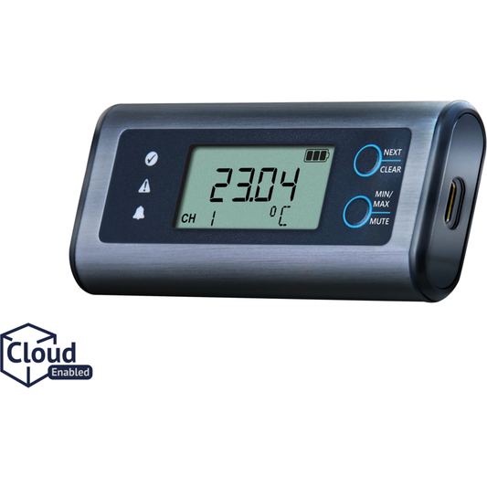 Temperature USB Data Logger, no software required, multi-platform