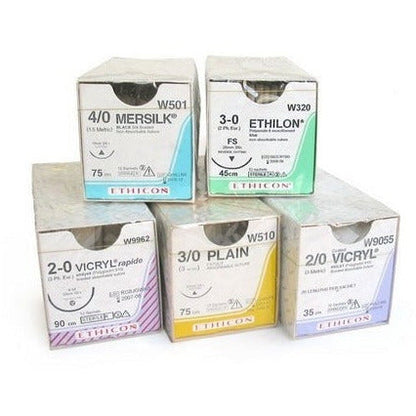 MONOCRYL Suture - 16mm 45cm 5-0 1 (x12) - Undyed