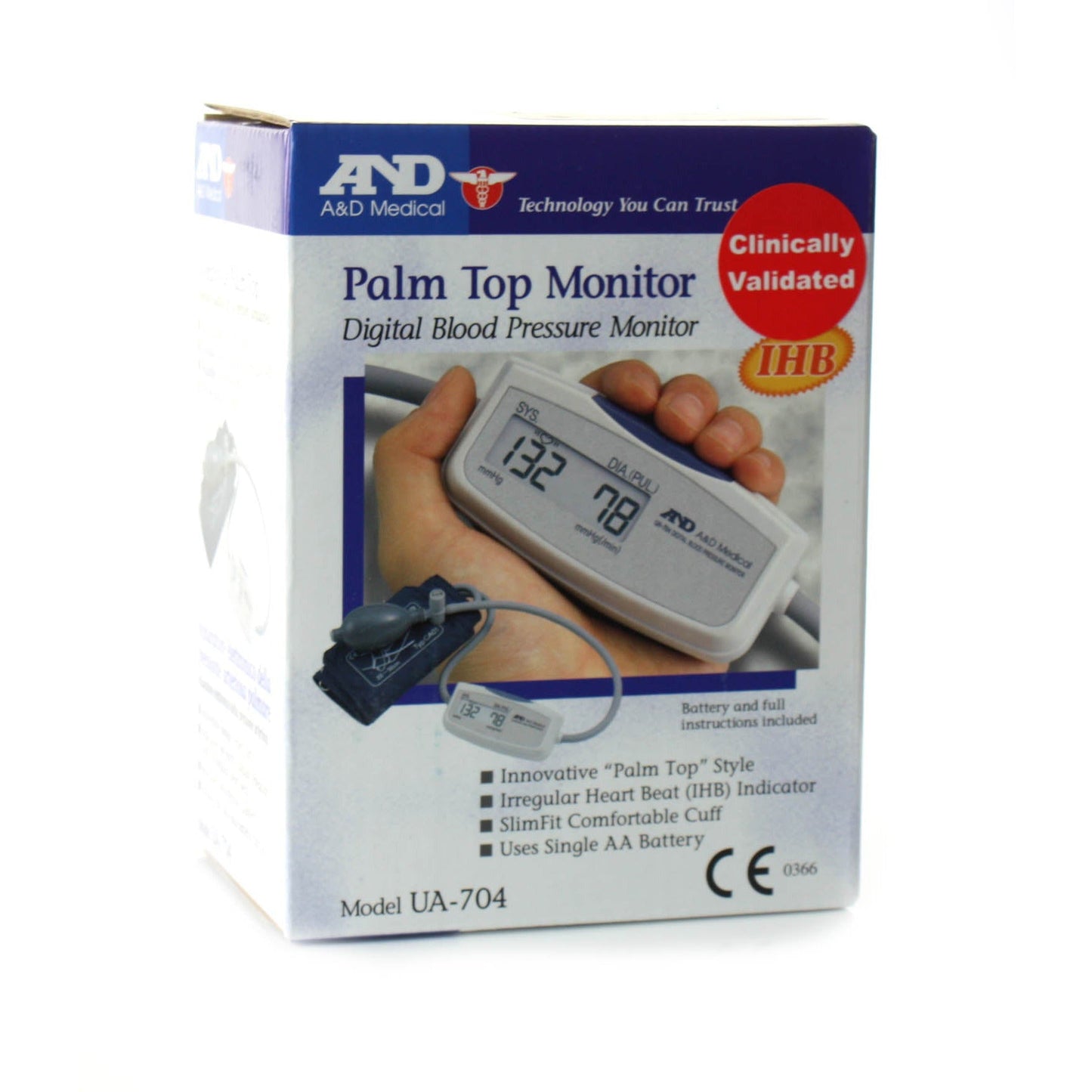 A&D Medical UA-704 Upper Arm Blood Pressure Monitor