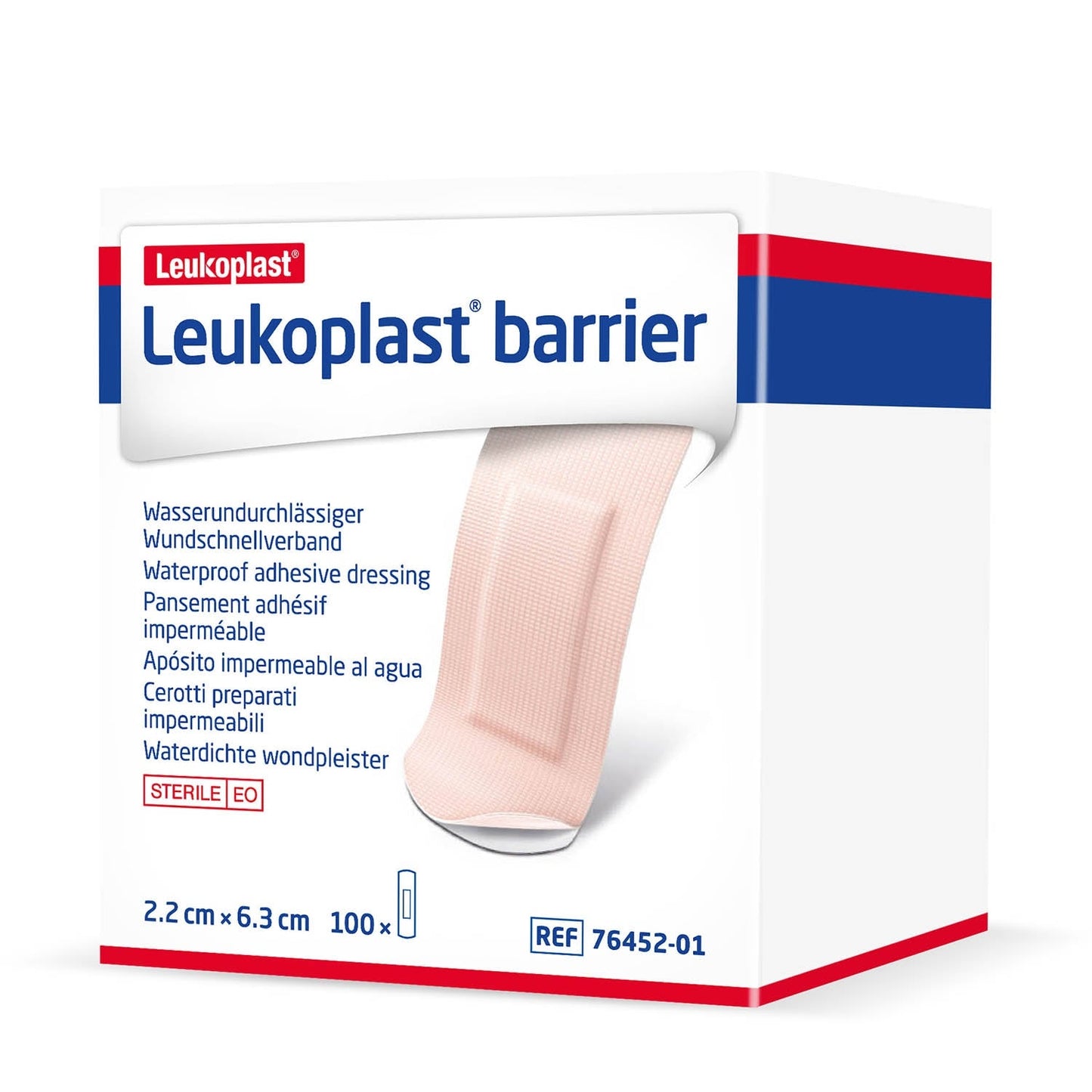 Leukoplast Barrier  Dressings 6.3cm x 2.2cm x 100