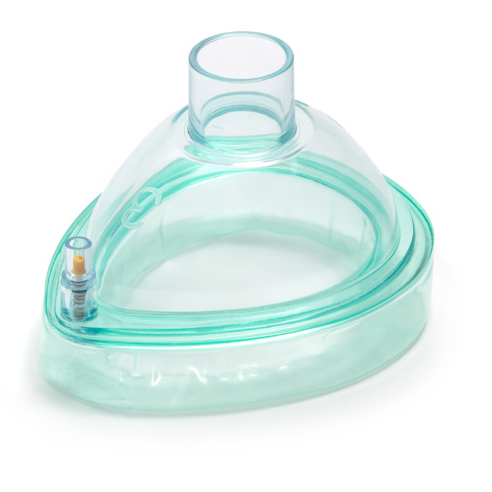 Scented Cherry Anaesthetic Face Mask - Size 2 - Paediatric - 22F - No Hook Ring