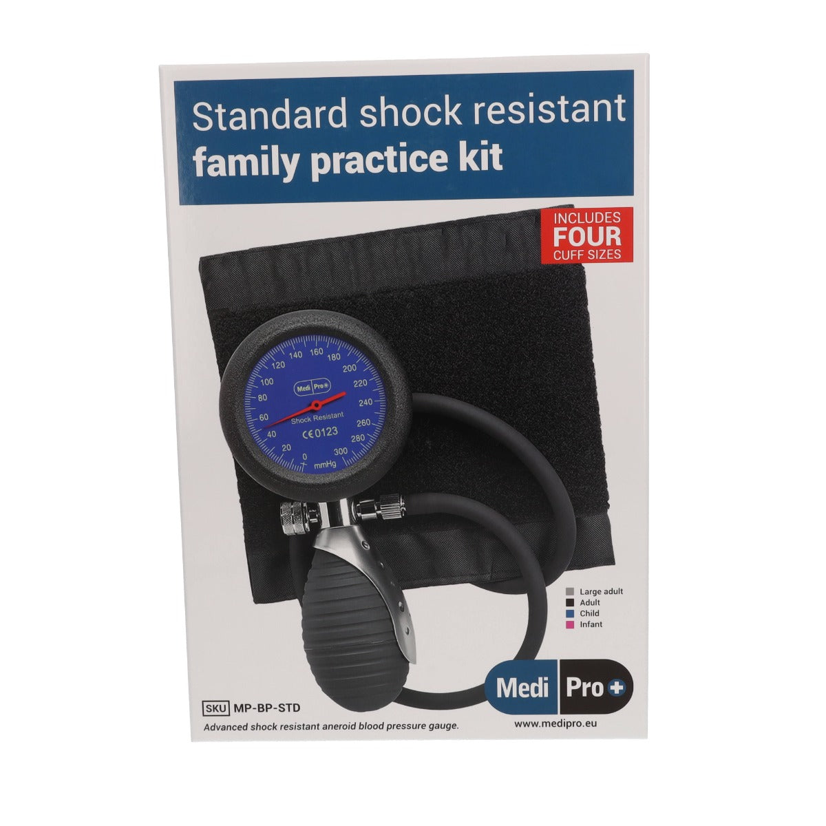 MediPro Sphygmomanometer With Adult & Child Cuffs