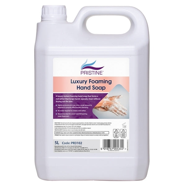 PRISTINE Luxury Foaming hand Soap 5 Litre