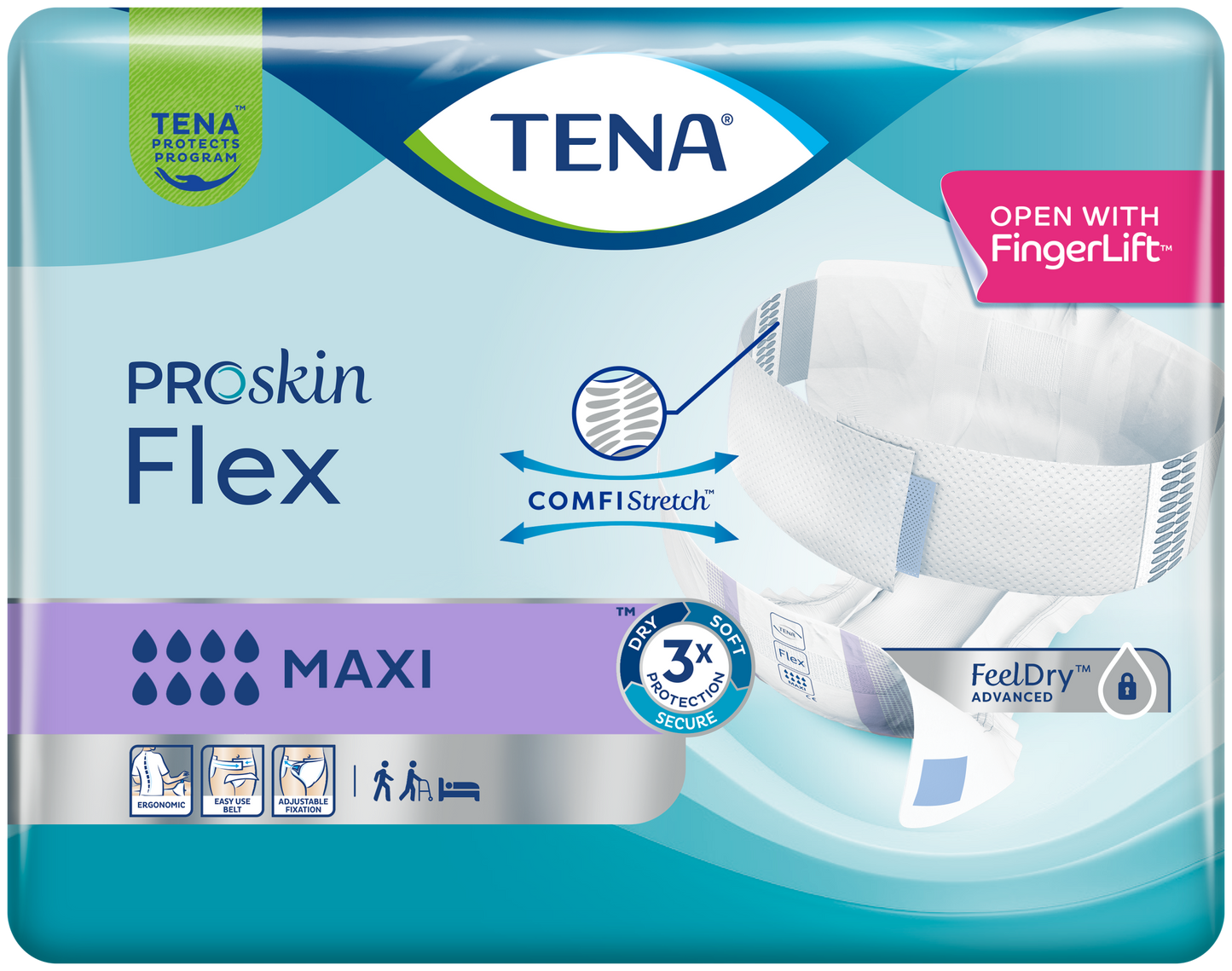 TENA ProSkin Flex Maxi - Large - Pack of 22