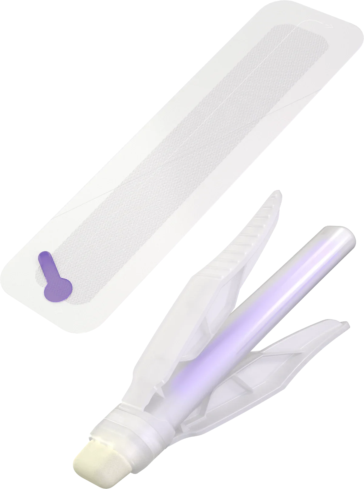 LiquiBand XL Topical Skin Closure System Three 22cm x 4cm Mesh Strips - Three 2.7g Adhesive Applicators